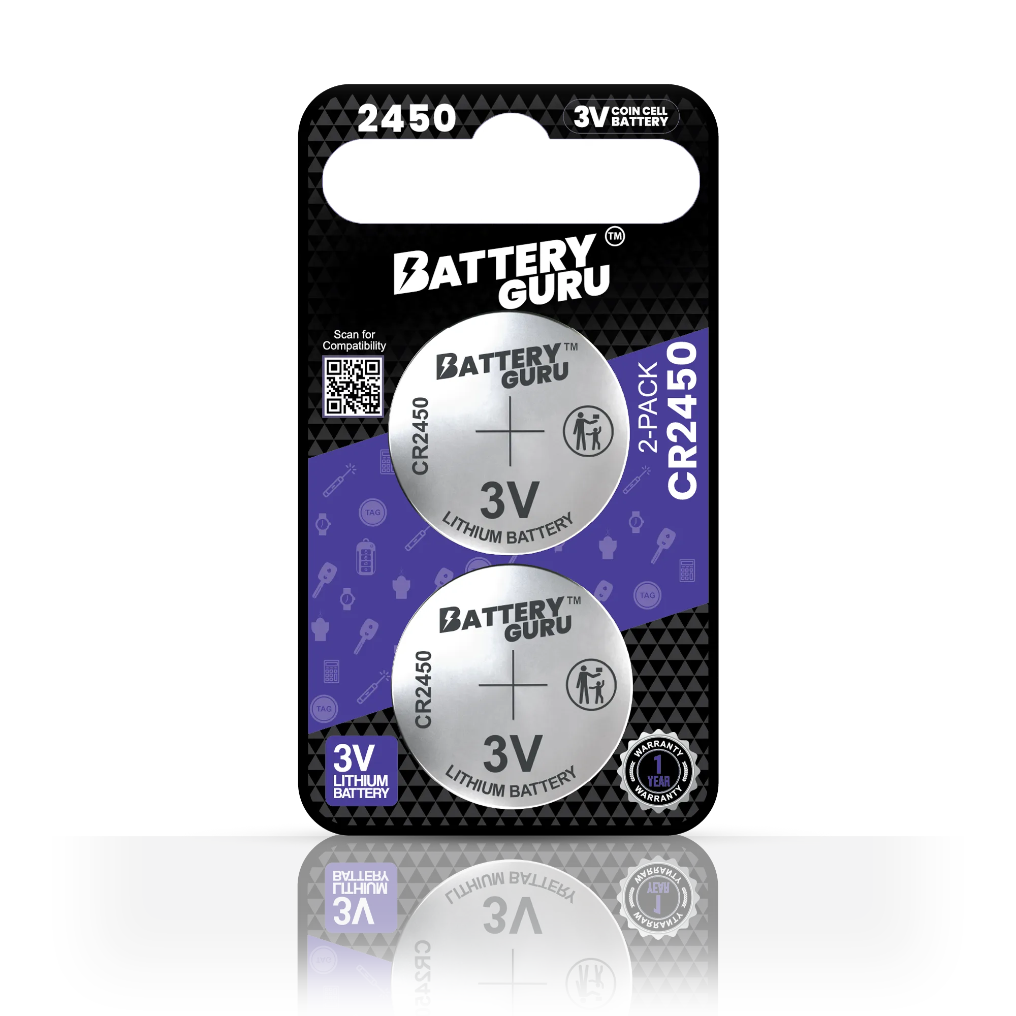 CR2450 Car Key Battery — 2021 Ford F-600